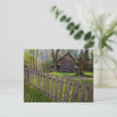 Carte Postale USA, Tennessee, Cabine À Cades Cove (Debout devant)