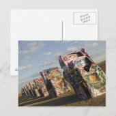 Carte Postale USA, TEXAS, Panhandle Area, Amarillo : Cadillac (Devant / Derrière)