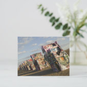 Carte Postale USA, TEXAS, Panhandle Area, Amarillo : Cadillac (Debout devant)