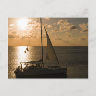 Carte Postale USA, Texas, South Padre Island. Voilier