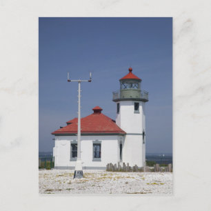 Carte Postale USA, Washington, Seattle, Alki Point Lighthouse,