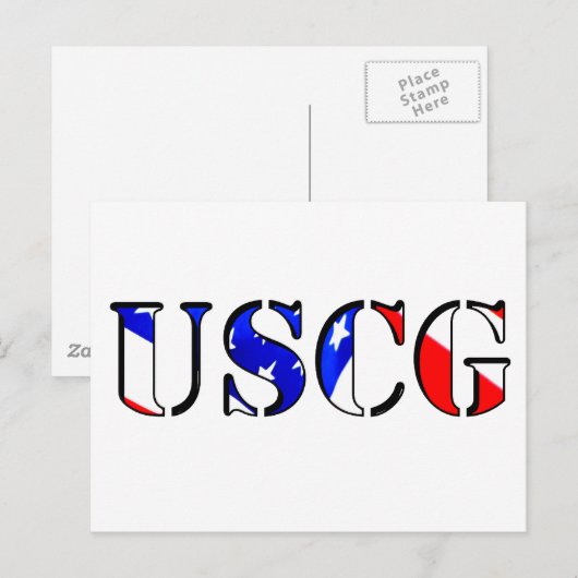 Carte postale USCG (Devant / Derrière)