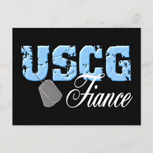 Carte Postale uscg99fiance2blk (Devant)
