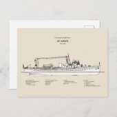 Carte Postale USCG Cutter Icarus wpc-110 - SBD (Devant / Derrière)
