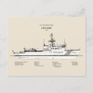 Carte Postale USCG Legare wmec-912 - SBD