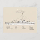 Carte Postale USCG Roger B. Taney whec-37 - SBD (Devant)