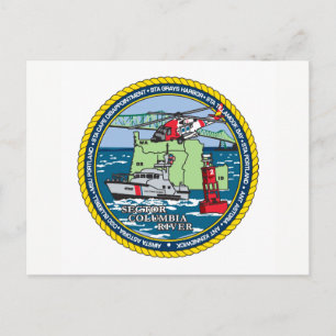 Carte Postale USCG Station Columbia River