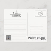 CARTE POSTALE USCGC BIBB WPG-31/WHEC-31 CUTTER (Dos)
