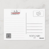 CARTE POSTALE USCGC BOUTWELL WHEC-719 CUTTER (Dos)