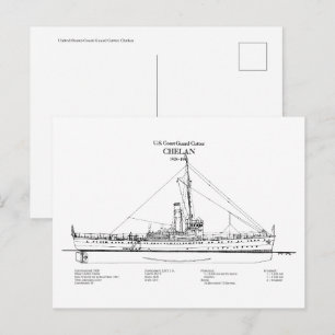 Carte Postale USCGC Chelan - SBD