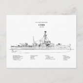 Carte Postale USCGC Cobb wpg-181 - BD (Devant)