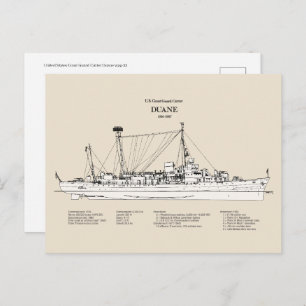 Carte Postale USCGC Duane wpg-33 - SBD