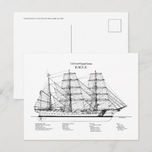 Carte Postale USCGC Eagle wix-327 - BD