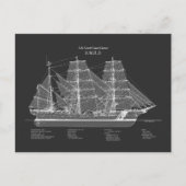 Carte Postale USCGC Eagle wix-327 - PD (Devant)