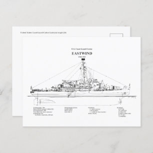 Carte Postale USCGC Eastwind wagb-279 - BD