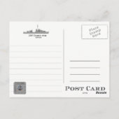 CARTE POSTALE USCGC OWASCO WHEC-39 CUTTER (Dos)