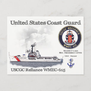 Carte Postale USCGC Reliance WMEC-615
