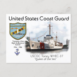 Carte Postale USCGC Taney WHEC-37 Coupe haute endurance