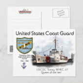 Carte Postale USCGC Taney WHEC-37 Coupe haute endurance (Devant / Derrière)
