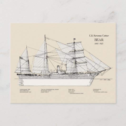 Carte Postale USCGRC USRC Bear - SBD (Devant)