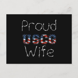 Carte Postale uscgwifeblk