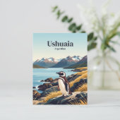 Carte Postale Ushuaia Argentine (Debout devant)