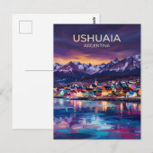 Carte Postale Ushuaia Argentine (Devant / Derrière)