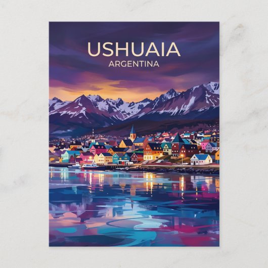 Carte Postale Ushuaia Argentine (Devant)