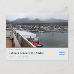Carte Postale Ushuaia sous les Andes