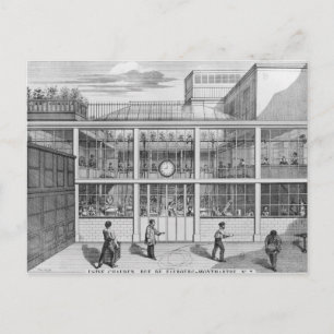 Carte Postale Usine Chaudun pour cartouches de fusil de chasse