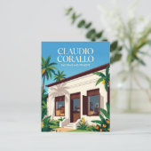 Carte Postale Usine de chocolat Claudio Corallo (Debout devant)