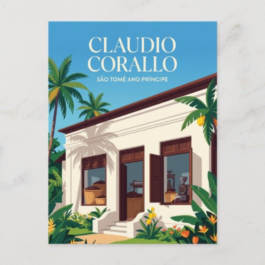 Carte Postale Usine de chocolat Claudio Corallo (Devant)