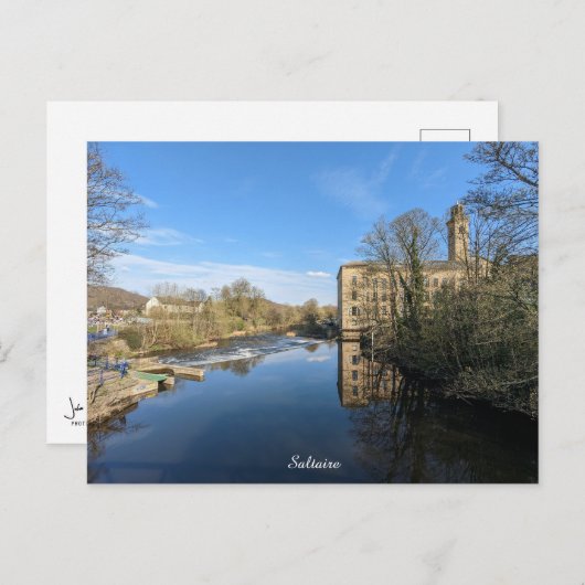 Carte Postale Usine de sel (Devant / Derrière)