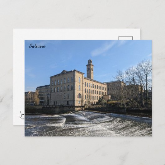 Carte Postale Usine de sel (Devant / Derrière)