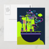 Carte Postale Usine Monster (Devant / Derrière)