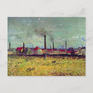 Carte Postale Usines à Asnières, Vincent van Gogh