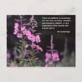Carte Postale Usines de Fireweed - citation de cummings de l'EE (Devant)