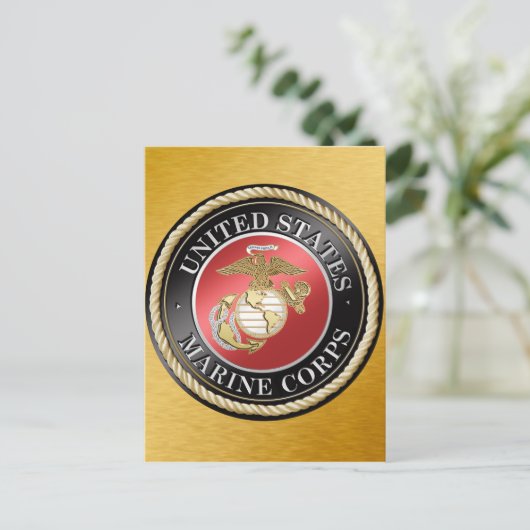 Carte postale USMC (Debout devant)