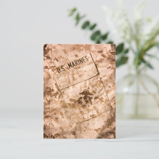 Carte postale USMC (Debout devant)