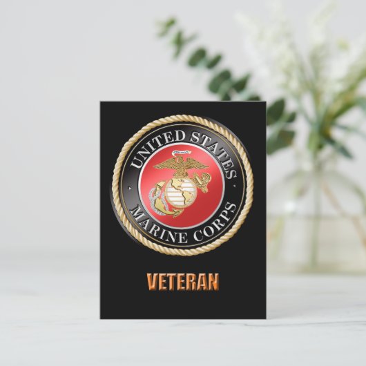 Carte postale USMC (Debout devant)