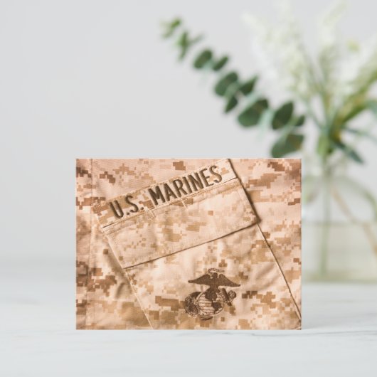 Carte postale USMC (Debout devant)