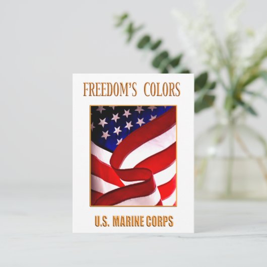 Carte postale USMC (Debout devant)