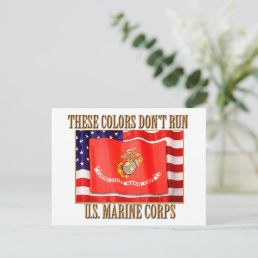 Carte postale USMC (Debout devant)