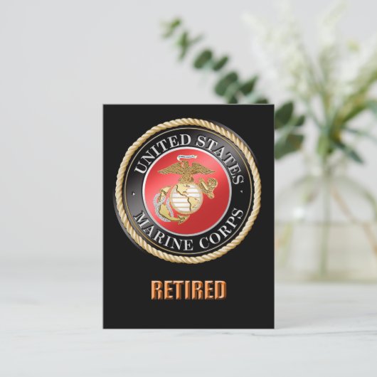 Carte postale USMC (Debout devant)