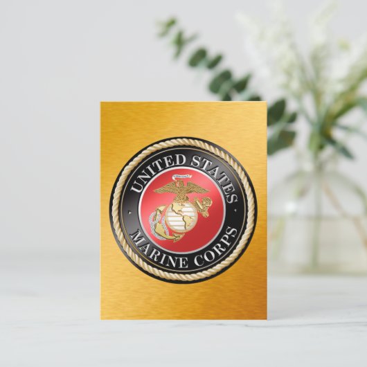 Carte postale USMC (Debout devant)