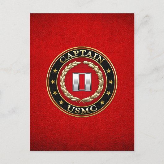 Carte Postale USMC Capt [3D] (Devant)