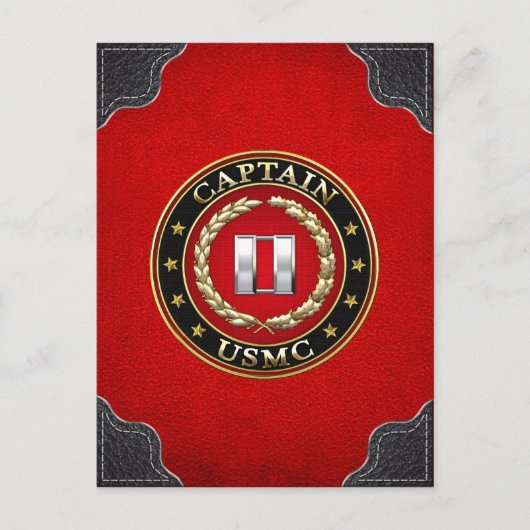 Carte Postale USMC Capt [3D] (Devant)