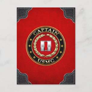 Carte Postale USMC Capt [3D]