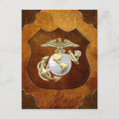 Carte Postale USMC Eagle, Globe & Ancre (EGA) [3D] (Devant)