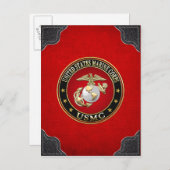 Carte Postale USMC EGA [édition spéciale] [3D] (Devant / Derrière)